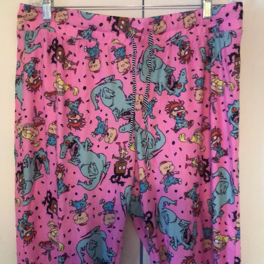 Woman’s rugrats Y2k Nickelodeon pink character joggers